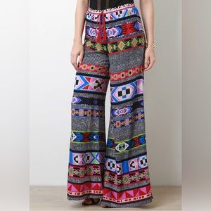 Akira Boho Wide‎ Leg Tribal Palazzo size M